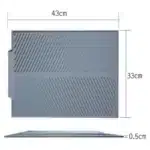 1pc Silicone Dish Drying Mat Pots Dish Drain Mat For Kitchen Tableware Non-slip Mats Anti-scald Coaster Kitchen Utensils