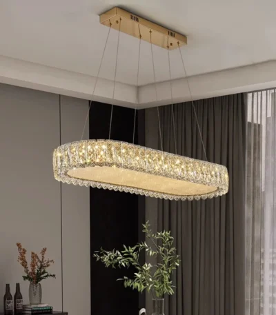 home decorationPendant lights, luxury crystal living room chandelier, dining room Pendant lamp, ceiling light, indoor
