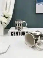 Creative Architecture House Ceramic Teacup 350ml Mug Large Capacity Exquisite Coffee Cup Birthday Gift Breakfast Mug Home