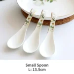 Bone China Dinnerware, Household Ceramic Rice Bowl, Deep Dishes, Soup Pots, Steak Flat Plate, Delicate Floral Tableware