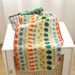 Kawaii Japanese Pure Cotton Towels Cute Vegetable Absorbent Towel Thick Soft Face Skin-friendly Bath Towel for Kids &