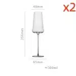 Cloud Design Ultra-thin Bordeaux Red Wine Glass Crystal Thin Stem Burgundy Goblet Light Luxury Wedding Party Champagne Flute
