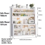 Kitchen Cabinet Sideboard Home Entrance Space Saver Dining Room Mueble Cocina Living Complete Cocina Kitchen Cabinets Storage - Image 6