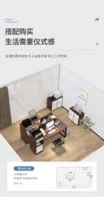 78 Inch Extra Long Desk, Double Desk with 2 Drawers, Two Person Desk Long Computer Desk with Storage Shelves, Writing Table
