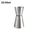 20/40ml Cocktail Bar Stainless Steel Jigger Double Spirit Measuring Cup For Home Bar Party Club Accessories Barware Tools