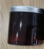 500g 500ml Plastic Cosmetic Cream Jar Brown/White Beauty Body Lotion Containers Face Mask Storage Box Ointment Case – base