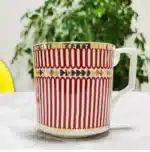 European Geometric Pattern Ceramic Dinner Plate Restaurant Hotel Tableware Bone China Dishes Steak Pasta Plate Kitchen