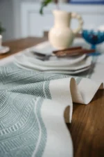 Table Runner Nordic Jacquard Geometric Table Flag Tassel Fashion Tea Flag Dining Flag Long Polyester Cotton Tablecloth