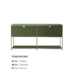 Module Modular DIY Furniture Sideboard Customized Size  Cabinet Stainless Steel Tv Stand Living Room - Image 5