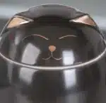 Creative Cartoon Black/White Lucky Cat With Cover Filter Tea Water Separation Office Cup Household Gifts Personal Mug, 1Pc