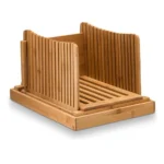 Bamboo Bread Slicer Board Set Home Use Efficient Simple Manual Slicing Tool Bakeware Accessory Slice Tray Accessories - Image 9