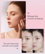 AILKE face cream set with rose petals and mirror