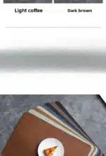 Luxury Placemat Leather Waterproof Double Layer Cowhide Western Food Mat Hotel Insulation Mat Placemats for Dinning Table