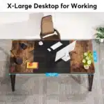 Tribesigns Modern Computer Desk Large Office Desk Computer Table Study Writing Desk Workstation for Home Office – close-up