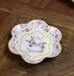 German Weibao Christmas tableware flat plate round cake mug teapot coffee cup soup salad – close-up detail
