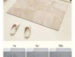 Absorbent bath mat diatom mud anti-slip bathroom rug