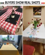 Leopard-Print Tablecloth Restaurant Kitchen Tablecloth Living Room Home Decoration Rectangular Party Decoration – styled in