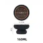 Black Cement Tableware Dinner Plate stone Sashimi sushi Disc Dry Ice Tray Plate Dessert Plates Dim Sum Dish Steak Plates