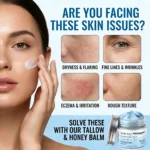 Copper Peptides PDRN GHK-Cu Beef Tallow for Skin Blue Balm Manuka Honey Face and Body Moisturizer Mature Dry & Sensitive
