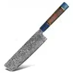 AMBER Kitchen Knife Set VG10 Damascus Steel Chef Knife Kitchen Accessories Professional Chef knives Cooking Tools Wood