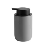 Nordic Ceramic Bathroom Lotion Bottle Press Hand Sanitizer Bottle Mouthwash Cup Toothbrush Holder Black Liquid Soap