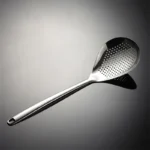 Goldoma fine mesh strainer with large head and fine holes for draining pasta