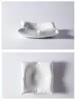 INS Creative White Hotel Square Plate, Ceramic Cold Dish, Artistic Conception Tableware, New Products – top view