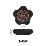 Black Cement Tableware Dinner Plate stone Sashimi sushi Disc Dry Ice Tray Plate Dessert Plates Dim Sum Dish Steak Plates