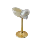 Handmade Natural Conch Wine Glass Modern Creative Niche Christmas Gift Gift Decoration Ornaments Household Shell Candlestick