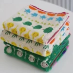 Kawaii Japanese Pure Cotton Towels Cute Vegetable Absorbent Towel Thick Soft Face Skin-friendly Bath Towel for Kids &