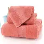 6PCS / 3PCS Luxury Lace Embroidered Cotton Towel Set Bath Towels Face Towel Hand Towel Washcloths Quick Dry Soft Terry