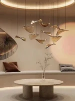 2026 New French Clear Glass Lustre Chandelier, Custom Hardware Pendant Lamp for Duplex Stairwell, Elegant Light for Ceilings