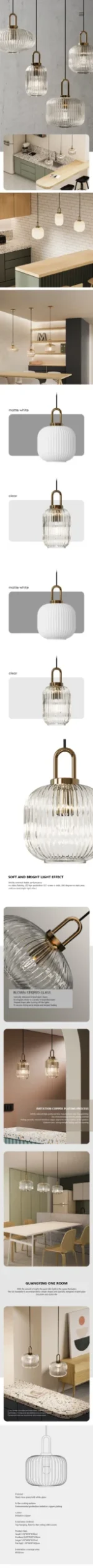Modern luminaire suspension lamp in a restaurant setting, hanging above a table set for two.