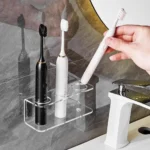 Electric Toothbrush Holder 2/3/4 Holes Wall Mounted Toothpaste Storage Rack Toothbrush Stand Bathroom No-Drill Organizer