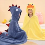 Baby Bath Towels Absorbent Soft Baby Shower Towel Large Blankets Children Bathrobe Boys Girls Bath Robe Kids Hooded Poncho