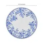 Vintage blue and white porcelain dinner plate set, bone china western tableware, home hotel restaurant Dim sum fruit steak