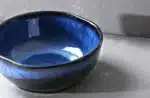 1 Pcs Bone China Bowl Tableware Blue Janpan Rice Soup Dinner Service Retro Ceramic Dinnerware Restaurant Home Kitchen