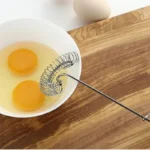 1PC Stainless Steel Spring Egg Beater Sauce Blender Mini Whisk Milk Frother Foamer Creative Cooking Tools Cooking