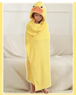 Baby Bath Towels Absorbent Soft Baby Shower Towel Large Blankets Children Bathrobe Boys Girls Bath Robe Kids Hooded Poncho