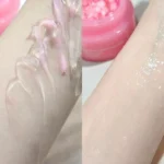 Pink Collagen Capsule Cream Niacinamide-Infused Lightweight Non-Greasy Face Moisturizer for Uneven Skin Tone Care – side view