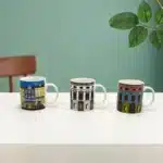 Creative Architecture House Ceramic Teacup 350ml Mug Large Capacity Exquisite Coffee Cup Birthday Gift Breakfast Mug Home