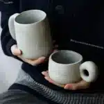 300/600ml Japanese Stoneware Retro Coffee Mug Breakfast Milk Oatmeal Cups Office Couple Water Mug Design Style Mug Birthday