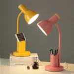 Nordic Creative Table Lamp Fashion Pen Holder Art Simple LED Lights/Office Eye Protection Reading&Living Room Bedroom