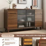 kitchen cabinet Furniture Sideboards Home Dining Room Dresser Mid-century Buffet Cabinet Kitchen Alacena Sideboard Cabinet - Image 38
