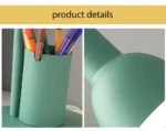 Nordic Creative Table Lamp Fashion Pen Holder Art Simple LED Lights/Office Eye Protection Reading&Living Room Bedroom