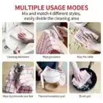 1Pc 50x70cm White Red Plaid Striped Cotton Tea Towel Kitchen Table Napkin Cleaning Cloth Xmas New Year Decor – in a cozy