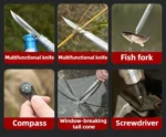 Multifunctional Shovel Folding Military Shovel Self-defense Outdoor Survival Supplies Set Garden Tools Camping Accessories