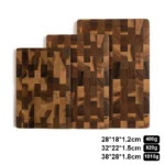 Acacia Wood Cutting Board Mold Proof Cutting Board Household Fruit Cutting Board – in a cozy room setting