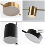 Decorative Chandeliers for Home Decor, Minimalist Style Branch Chandelier Lighting Fixture Perfect for Dining Room Bar