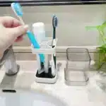 Toothbrush Holder With Cup/Cover, Compatible With Conventional Toothbrushes, Can Store Toothpaste Toothbrush Holder For